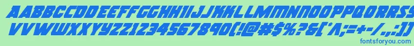 Подробнее о шрифте rogueherosuperital Шрифт rogueherosuperital – синие шрифты на зелёном фоне