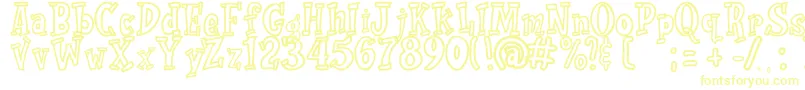 Rolade outline Font – Yellow Fonts