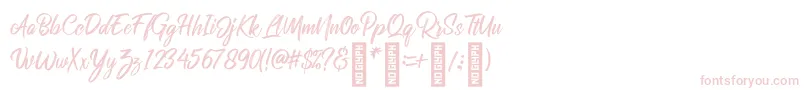 Fonte RolleteQaku Regular – fontes cor-de-rosa