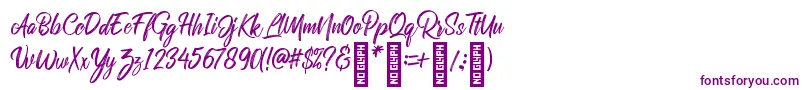 Police RolleteQaku Regular – polices violettes