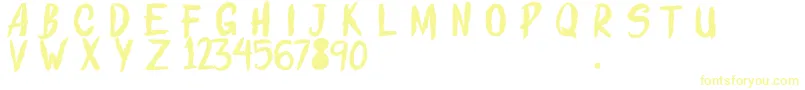 ROLLINGSTROKESDEMO Font – Yellow Fonts