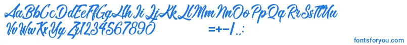 Romantic Beach Font – Blue Fonts