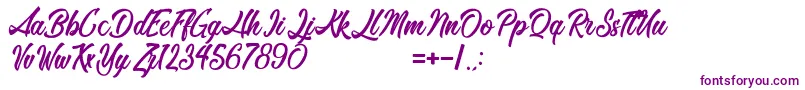 Police Romantic Beach – polices violettes