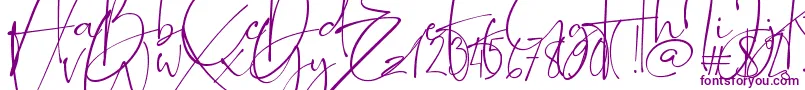 Romantically Font – Purple Fonts