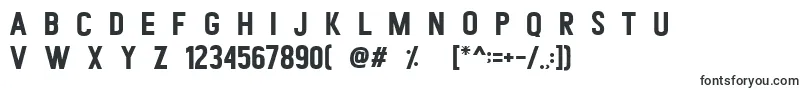 Шрифт Romedhal Sans – основные шрифты