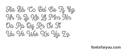 Schriftart Romedhal Script Stamp