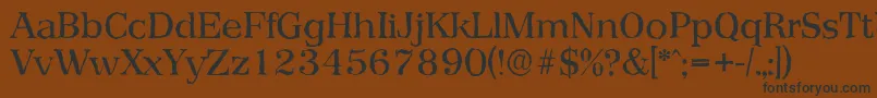 PriamosantiqueRegular Font – Black Fonts on Brown Background