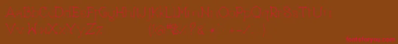 Rose Font – Red Fonts on Brown Background