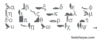 Review of the ROSETTA STONE Font