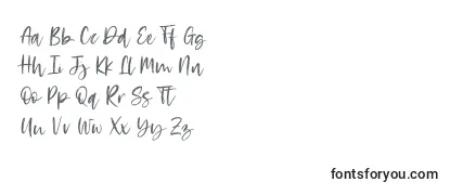 Schriftart RosettaBlack