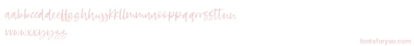 RosettaColor Font – Pink Fonts on White Background