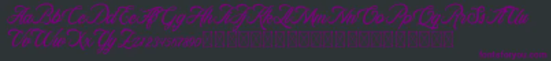 Lisätietoja RosewellScriptDemo-fontista RosewellScriptDemo-fontti – violetit fontit mustalla taustalla