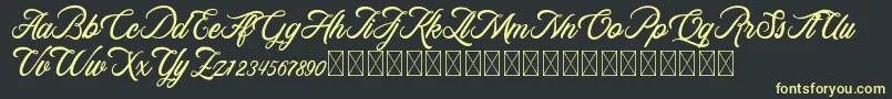 Más sobre la fuente RosewellScriptDemo fuente RosewellScriptDemo – Fuentes Amarillas Sobre Fondo Negro