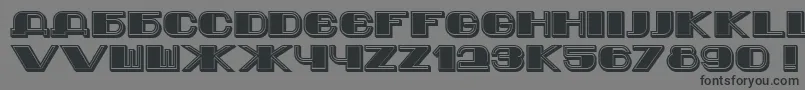 Jurij Font – Black Fonts on Gray Background