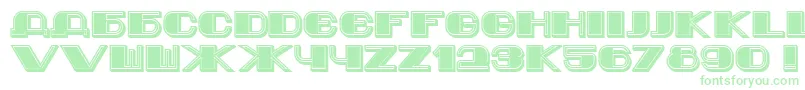 フォントJurij – 緑のフォント