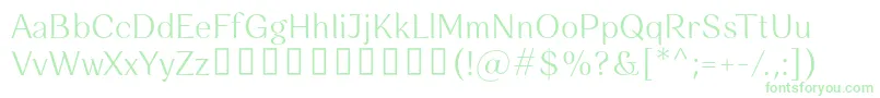 Rossanova Light Font – Green Fonts