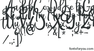 Rothena font – letter Fonts