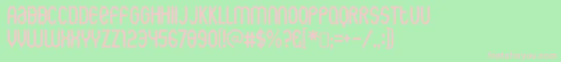 rothwell army Font – Pink Fonts on Green Background