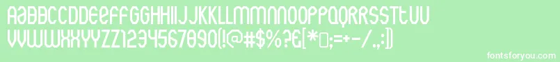 rothwell army Font – White Fonts on Green Background