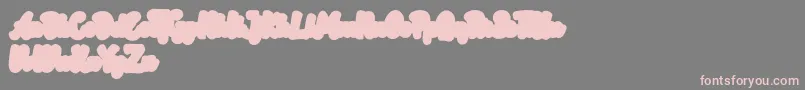 fuente Rotterin Extrude Demo – Fuentes Rosadas Sobre Fondo Gris