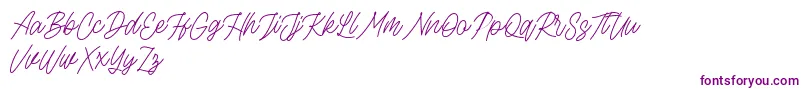 Rottordam Thin FREE-Schriftart – Violette Schriften