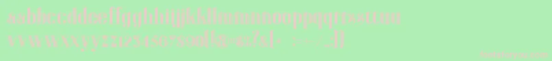 GatsbyInline Font – Pink Fonts on Green Background