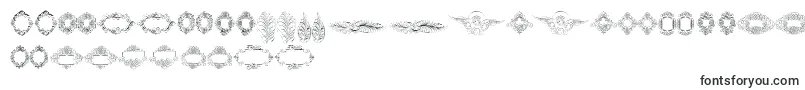 Police Rough Calligraphic Frames – polices frisonnes