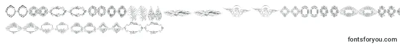 Police Rough Calligraphic Frames – polices soudanaises