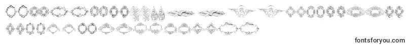 フォントRough Calligraphic Frames – フィリピンのフォント