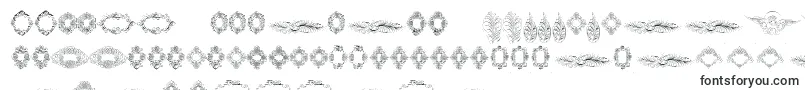 Czcionka Rough Calligraphic Frames – czcionki n'yanja