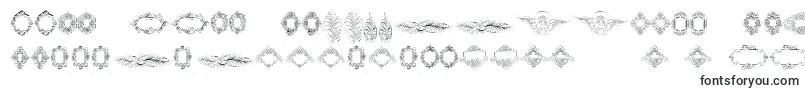 Czcionka Rough Calligraphic Frames – czcionki domowe