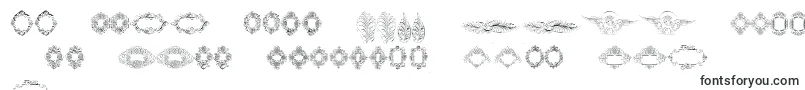 Fonte Rough Calligraphic Frames – fontes letãs