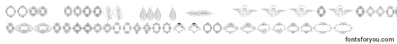フォントRough Calligraphic Frames – マルタのフォント
