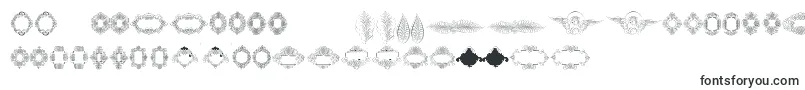 Fonte Rough Calligraphic Frames – fontes macedônias