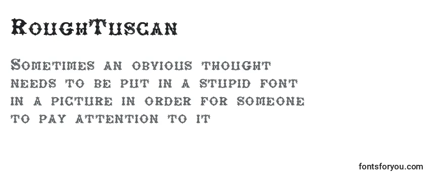 RoughTuscan Font