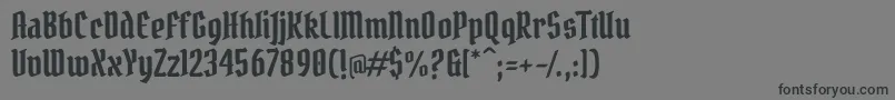 PirataOne Font – Black Fonts on Gray Background
