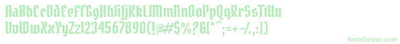 PirataOne Font – Green Fonts on White Background