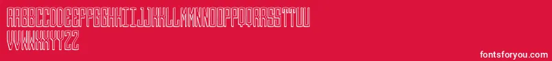 Lisätietoja Round 3D Monogram Center-fontista Round 3D Monogram Center-fontti – valkoiset fontit punaisella taustalla
