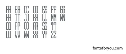 Round Monogram Center Font