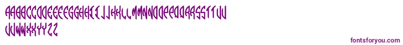 Round Monogram Left Font – Purple Fonts