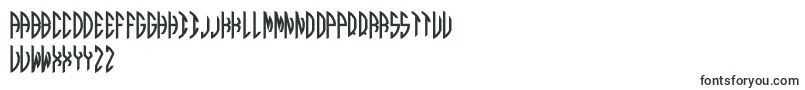 Round Monogram Right-fontti – Itämaiset fontit