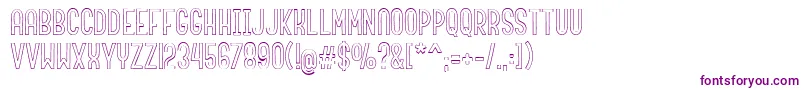 roundabout outline Font – Purple Fonts