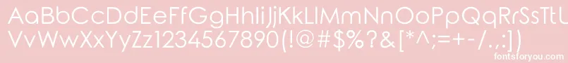 Lisätietoja Rounded Elegance-fontista Rounded Elegance-fontti – valkoiset fontit vaaleanpunaisella taustalla