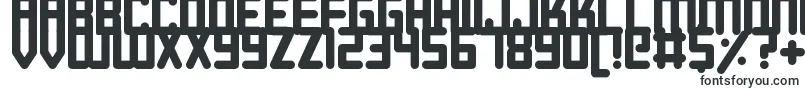 Шрифт Roundish – техно шрифты