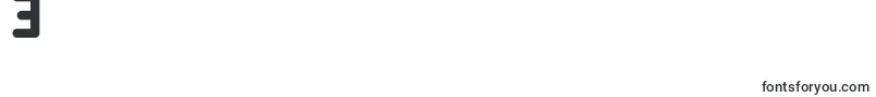 Roundish Font – Fonts for Digit 3