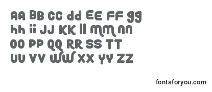 Review of the Roundy Rainbows Font