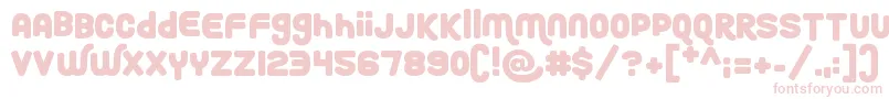 Подробнее о шрифте Roundy Rainbows Шрифт Roundy Rainbows – розовые шрифты