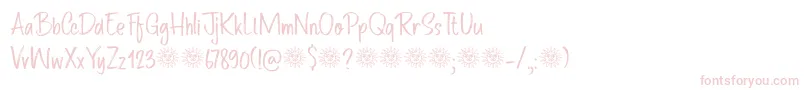 More about Route Du Soleil DEMO Font Route Du Soleil DEMO Font – Pink Fonts on White Background