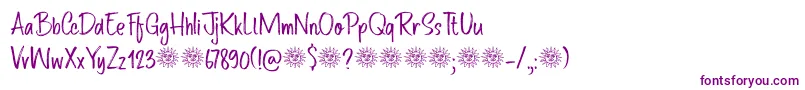 Route Du Soleil DEMO Font – Purple Fonts