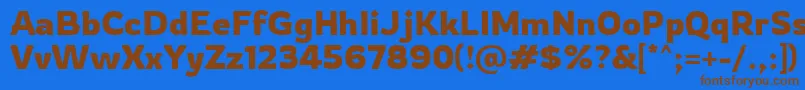 Más sobre la fuente Rowdy Regular fuente Rowdy Regular – Fuentes Marrones Sobre Fondo Azul